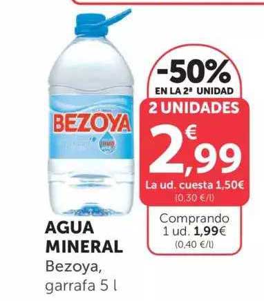 SPAR -50% En La 2ª Unidad Agua Mineral Bezoya