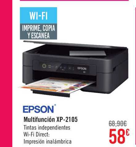 Oferta Epson Multifunción Xp-2105 en Carrefour
