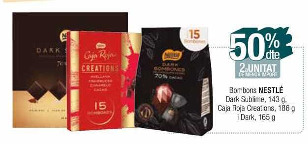 Bombones de chocolate Creations Caja Roja Nestlé caja 186 g - Supermercados  DIA