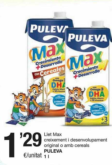 SPAR Llet Max Creixement I Desenvolupament Original O Amb Cereals