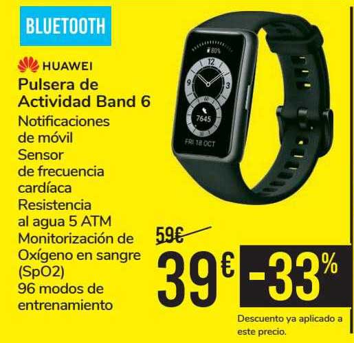 Oferta Huawei Pulsera De Actividad Band 6 en Carrefour