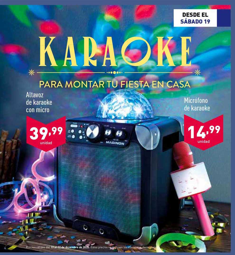 ALDI Altavoz De Karaoke Con Micro