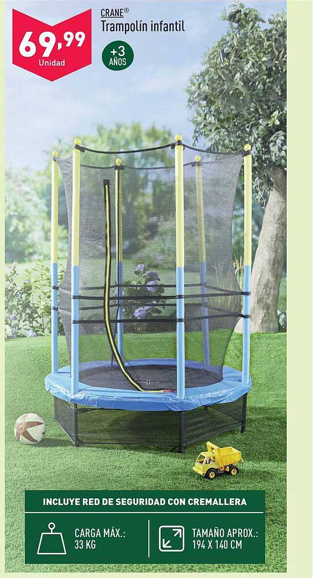 Oferta Crane Trampolin Infantil en ALDI