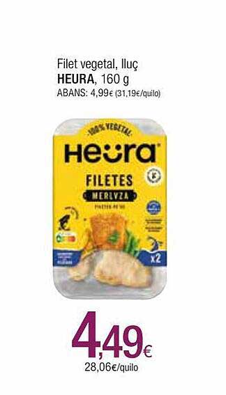Condis Filet Vegetal, Lluç Heura