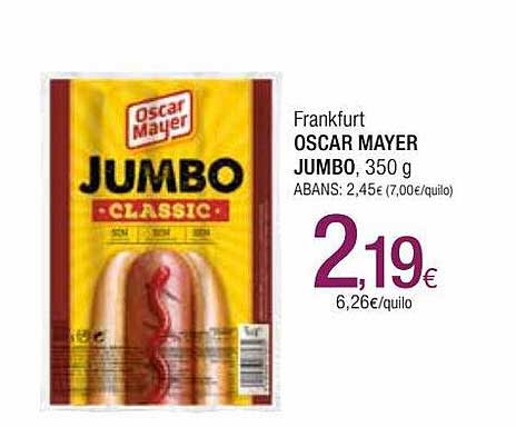 Condis Frankfurt Oscar Mayer Jumbo