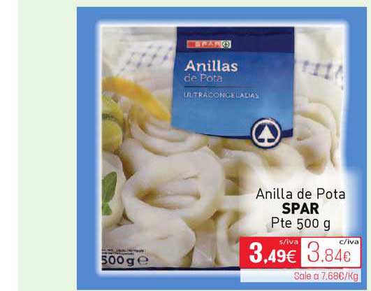 Oferta Anilla De Pota Spar Pte 500 G En Cuevas Cash