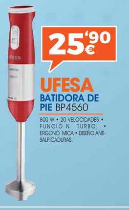 Correspondiente a tuyo esférico Oferta Ufesa Batidora De Pie BP4560 en Expert