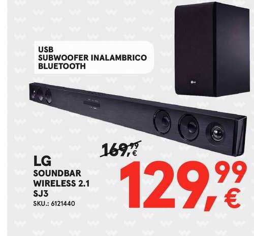 soundbar lg sj3 worten