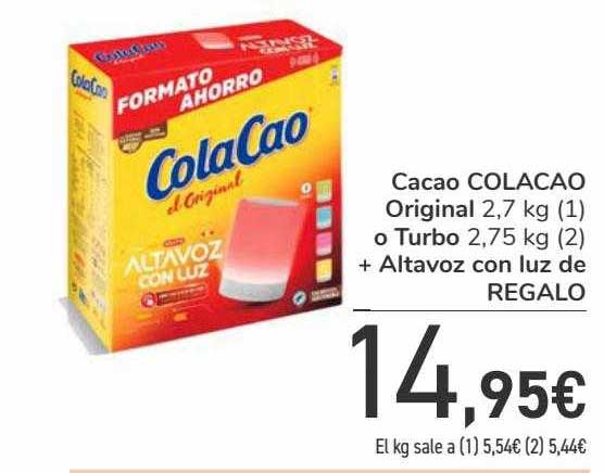 ColaCao Turbo 2,75kg + regalo