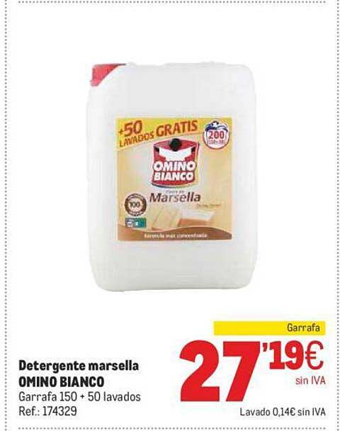 Makro Detergente Marsella Omino Bianco