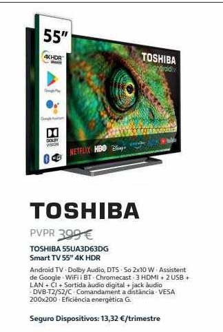 Movistar Toshiba 55ua3d63dg Smart Tv 55