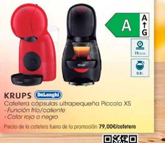 Oferta Krups Delonghi Cafetera Cápsulas Ultrapequeña Piccolo Xs en EROSKI