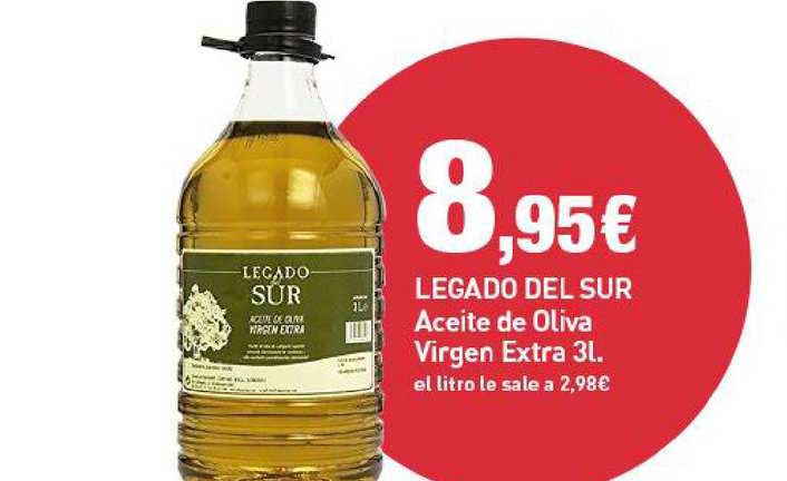 Primaprix Legado Del Sur Aceite De Oliva Virgen Extra 3l