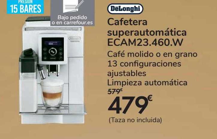 Oferta Delonghi Cafetera Superautomática Ecam23.460.w en Carrefour