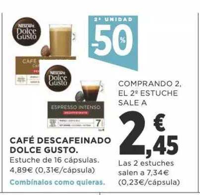 Supercor 2a Unidad -50% Café Descafeinado Dolce Gusto