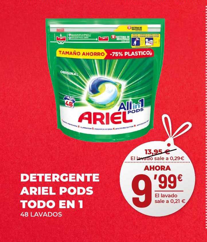 AhorraMas Detergente Ariel Pods Todo En 1
