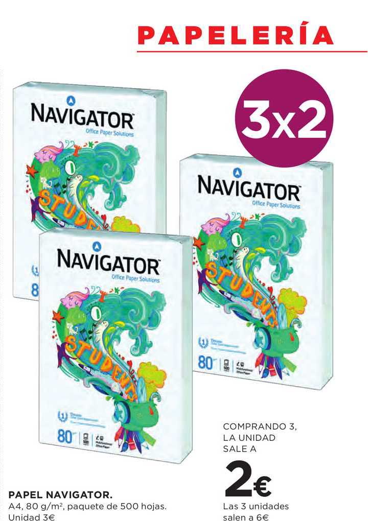 Hipercor 3x2 Papel Navigator