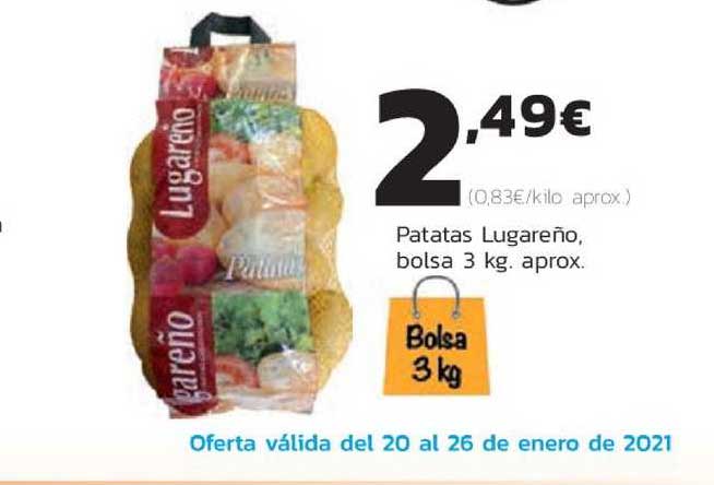Supermercados Lupa Patatas Lugareño, Bolsa 3 Kg. Aprox.