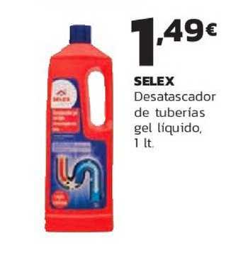 Gel desatascador para tuberías Super Paco botella 1 l - Supermercados DIA