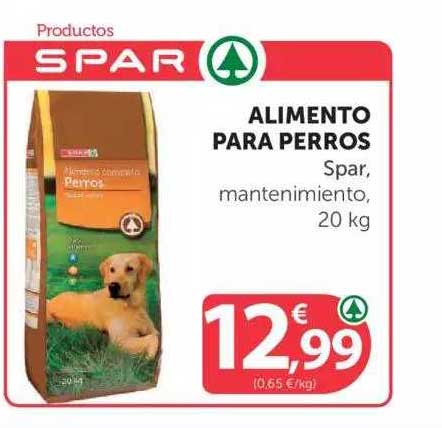 SPAR Alimento Para Perros Spar, Mantenimiento, 20kg