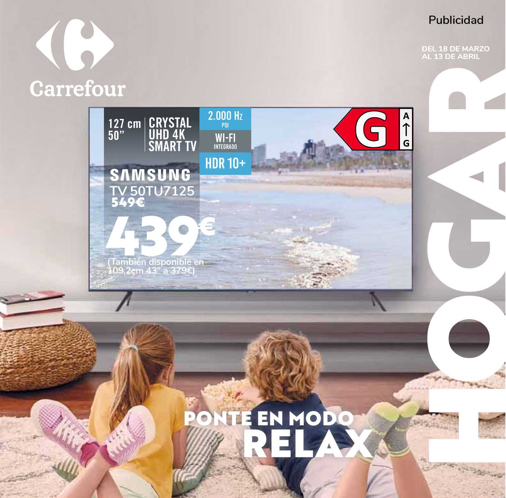 Oferta Samsung Tv 50tu7125 En Carrefour 8334