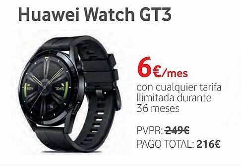 Oferta Huawei Watch Gt3 en Vodafone