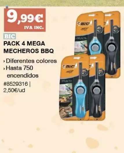 Costco Bic Pack 4 Mega Mecheros Bbq