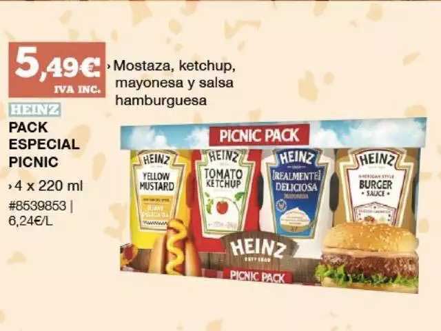 Costco Heinz Pack Especial Picnic