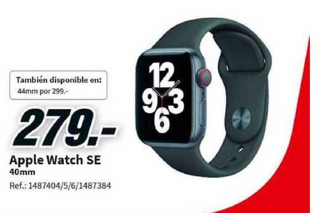 Oferta Apple Watch Se 40mm en MediaMarkt
