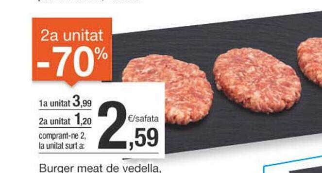 BonpreuEsclat Burger Meat De Vedella