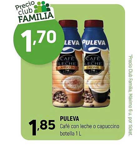 Coviran Puleva Café Con Leche O Cappuccino Botella