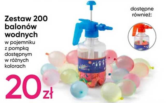 Pepco Zestaw 200 Balonów Wodnych