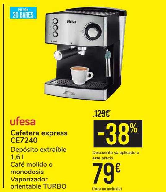 Cafetera Italiana Electrica Negra Jocca con Ofertas en Carrefour