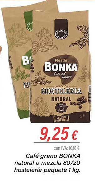 Cash Ifa Café Grano Bonka Natural O Mezcla Hosteleria