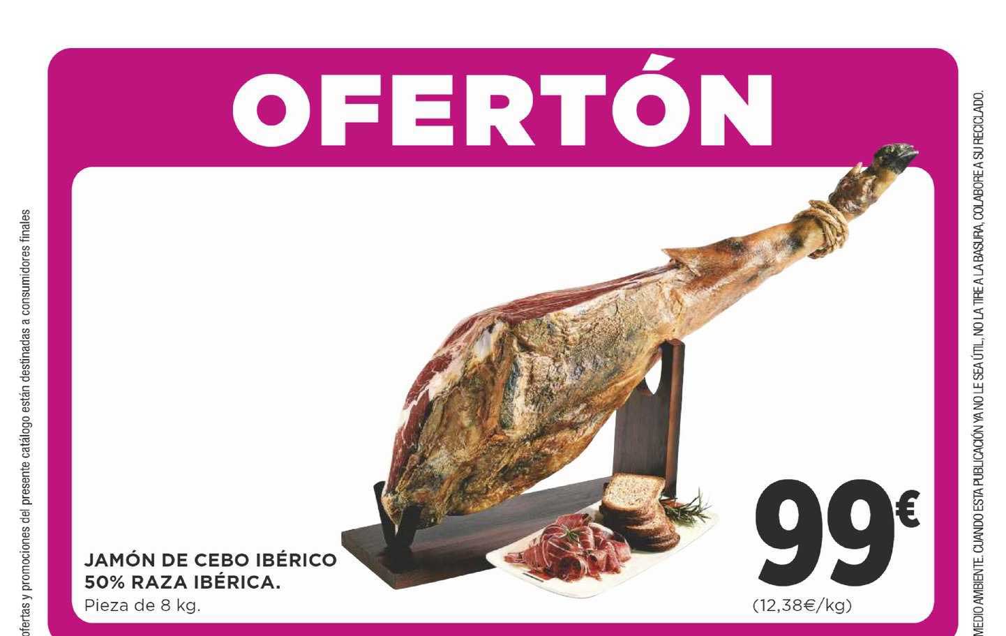 Supercor Jamón De Cebo Ibérico 50% Raza Ibérica
