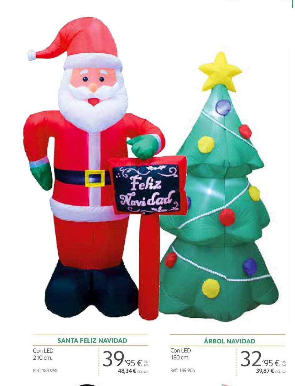 Oferta Santa Feliz Navidad, árbol Navidad en Makro