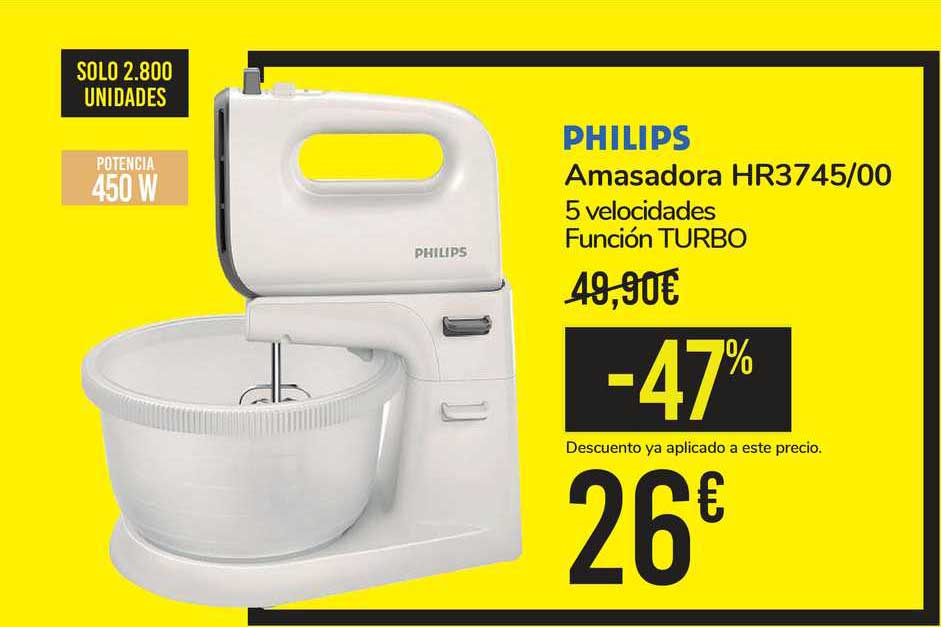 pánico Feudal con tiempo Batidora Amasadora Philips Carrefour, Buy Now, Online, 54% OFF,  www.picotronic.ch