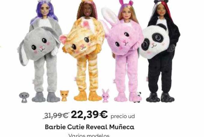 ToysRUs Barbie Cutie Reveal Muñeca