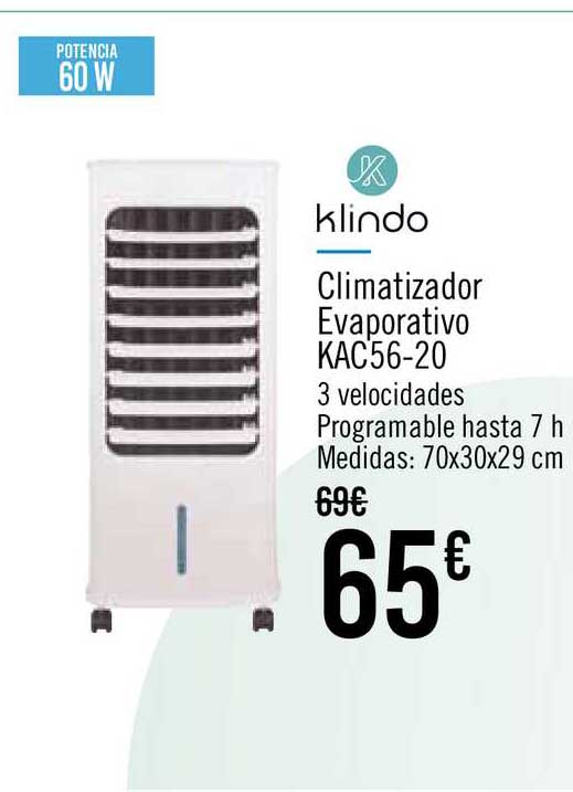 Carrefour Klindo Climatizador Evaporativo Kac56-20
