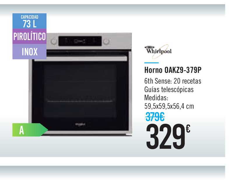 Oferta Whirlpool Horno OAKZ9-379P en Carrefour