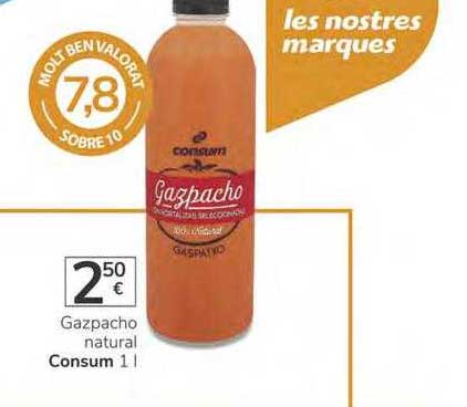 Consum Gazpacho Natural Consum