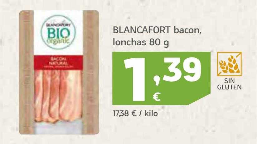 HiperDino Blancafort Bacon Lonchas