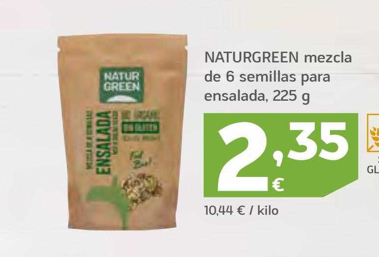 HiperDino Naturgreen Mezcla De 6 Semillas Para Ensalada