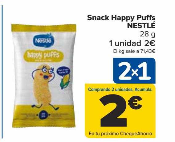 Carrefour Snack Happy Puffs Nestlé