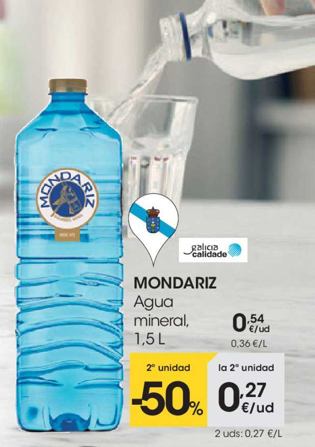 Agua mineral EROSKI, garrafa 5 litros