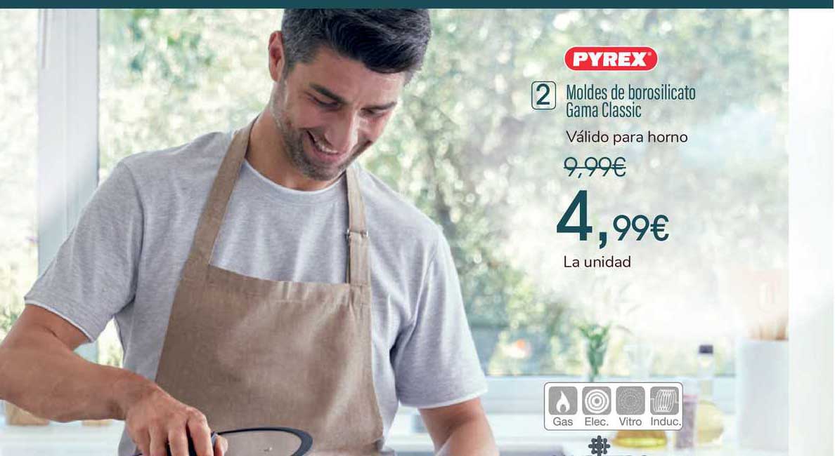 Oferta Pyrex Moldes De Borosilicato Gama Classic Válido Para Horno en  Carrefour