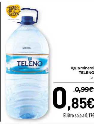 Teleno Teleno Agua mineral Garrafa de 5 litros