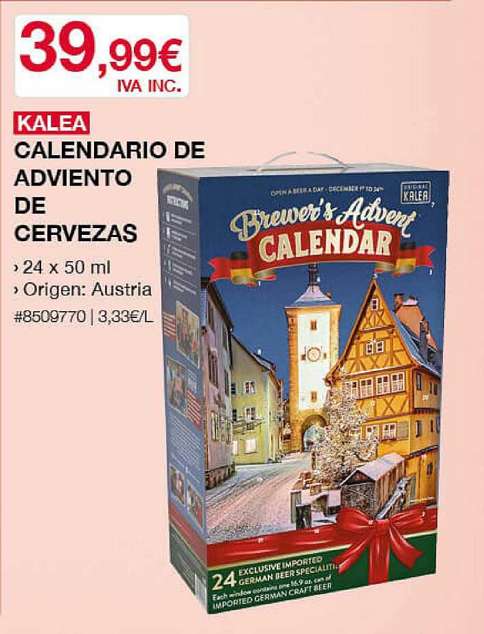 Costco Kalea Calendario De Adviento De Cervezas