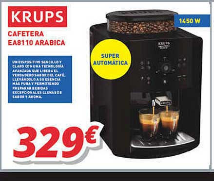 Cafetera Krups Súper Automática EA8110 Quattro Force | BSQ Store