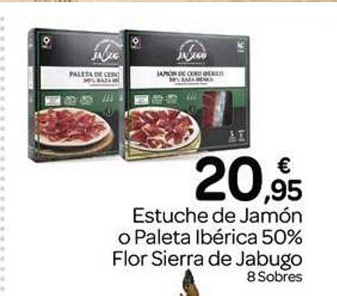 Supermercados El Jamón Estuche De Jamón O Paleta Ibérica 50% Flor Sierra De Jabugo